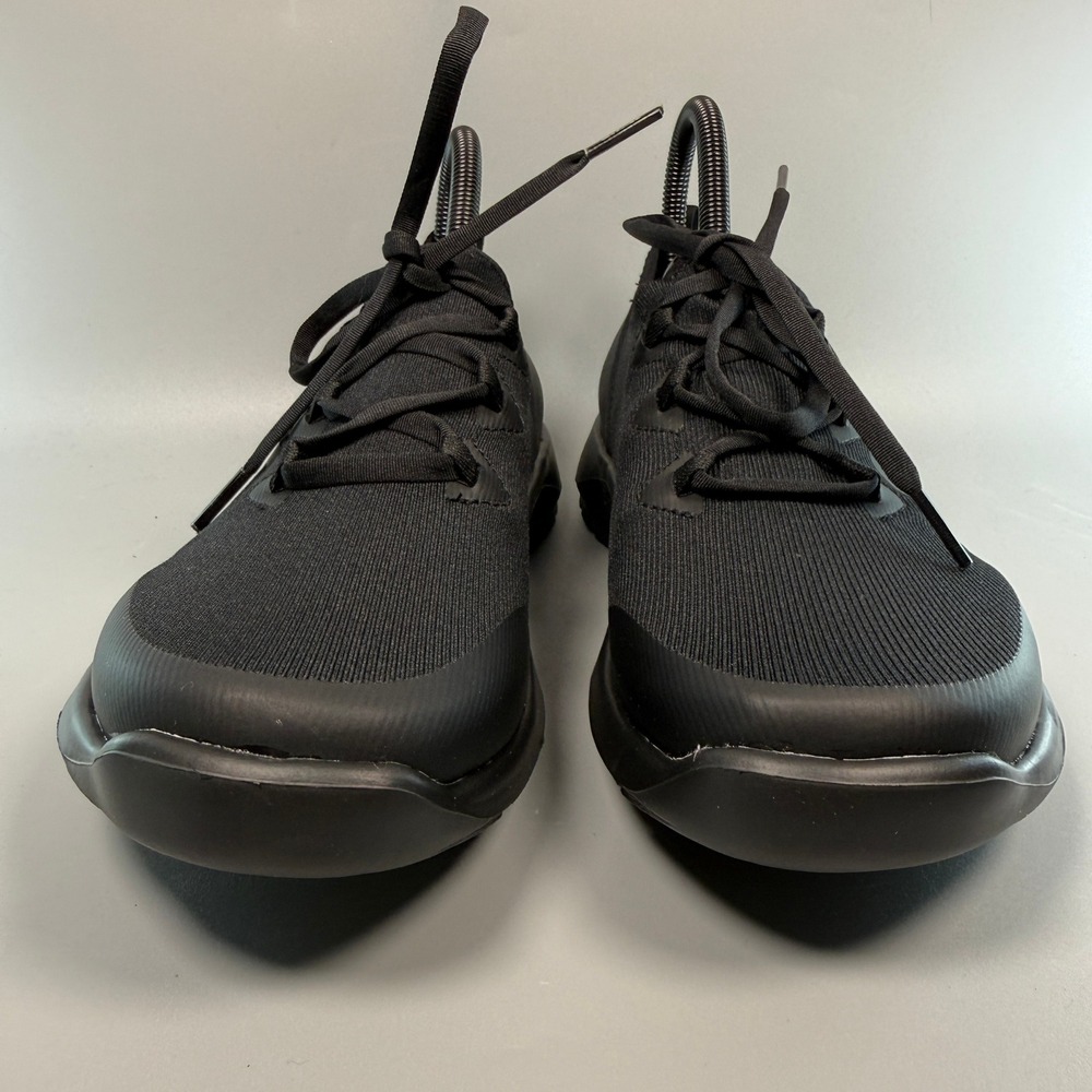 Oofos OOmg Sport Low LS Women 8.5 8 1/2 Recovery Shoe Lace Slip On Sneaker Black - Picture 2 of 16